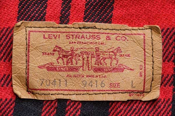 古着 80~90年代 リーバイス Levi's 先染め ブラック デニム