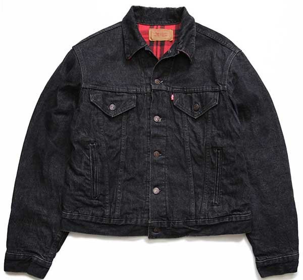 80s USA製 Levi'sリーバイス 70411 チェック ネルライナー 先染め