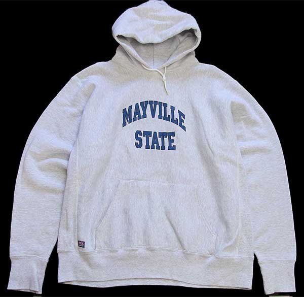 90s USA製 The Cotton Exchange MAYVILLE STATE リバースウィーブ