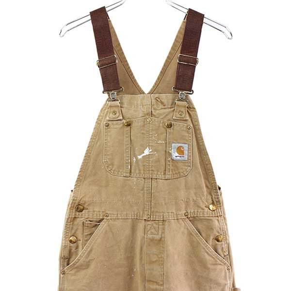 80s カーハート　carhartt  オーバーオール　ダック生地　ダブルニー