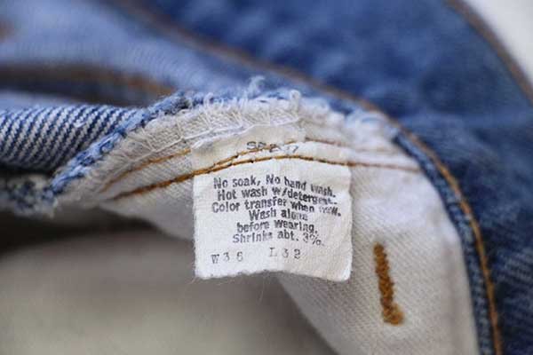 80s USA製 Levi'sリーバイス 506 デニムパンツ w36 L32