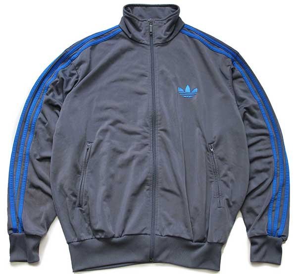 TJ131 adidas トラックジャケット グレイ 灰色 M レアカラー