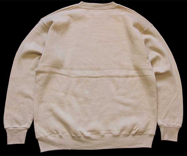 お歳暮 時期 無地 Leeリー USA製 90s スウェット L☆ブランク ベージュ トップス