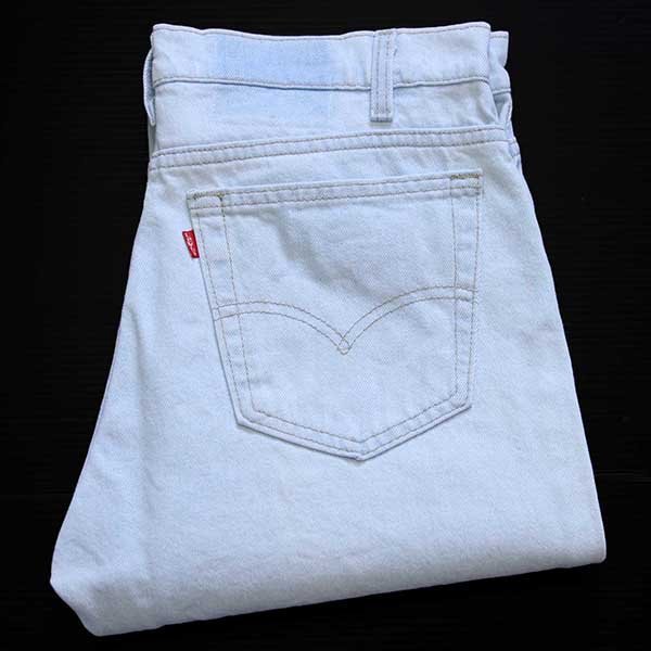 90s USA製 Levi'sリーバイス 505 デニムパンツ アイスブルー w34☆118 