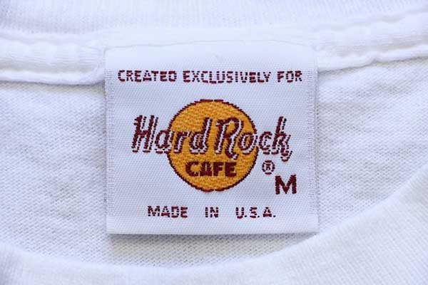 90s USA製 Hard Rock CAFE ハードロック カフェ LAS VEGAS ロゴ刺繍