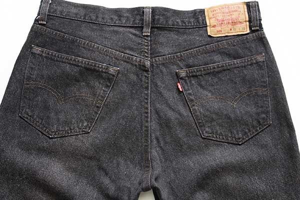 神パンツ！90s Levis 501 先染め ブラック USA製 W38 L30