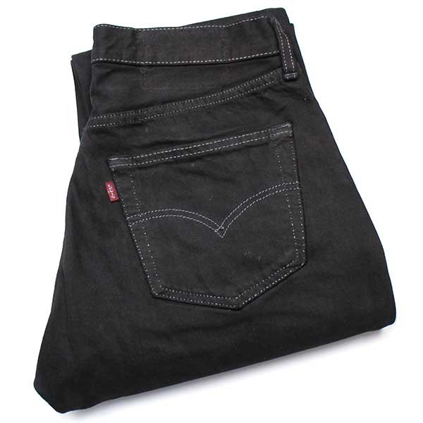 90s 英国製 Levi'sリーバイス 501 ブラック デニムパンツ 後染め w32★SDP1498 ユーロ