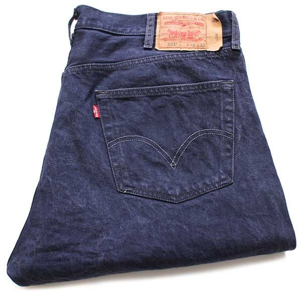 メキシコ製 Levi'sリーバイス 501 カラーデニムパンツ 紺 w42 L32★SDP2060