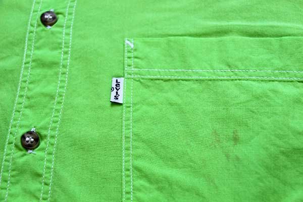 90s Euro Levi's コットンピケ ワークスタイルシャツ チュニジア
