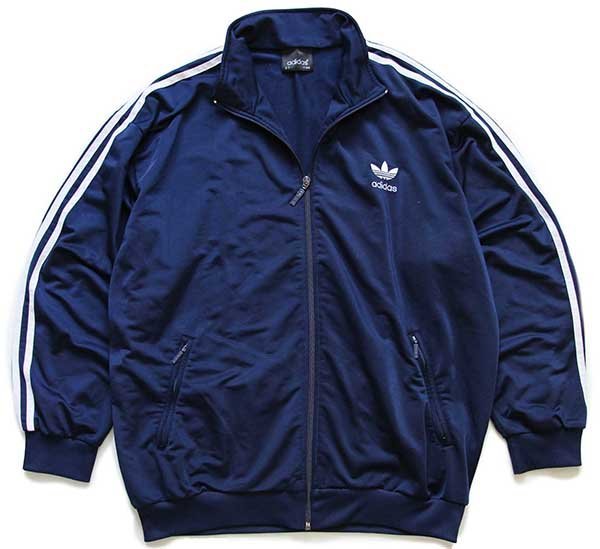 【レア】アディダス adidas★トラックジャケット ジャージ★紺色 L