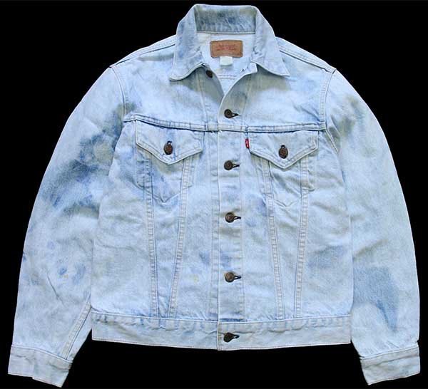 70s USA製 Levi'sリーバイス 70505 ブリーチ加工 デニムジャケット 38 