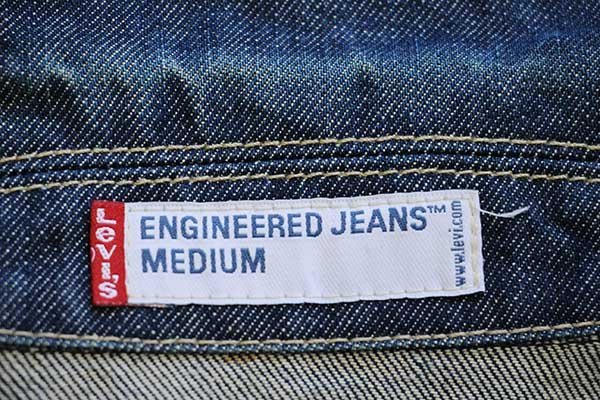 00s Levi'sリーバイス ENGINEERED JEANS 70100 立体裁断 デニム