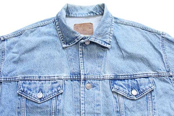 90s USA製 GAPギャップ デニムジャケット 4ポケット XL