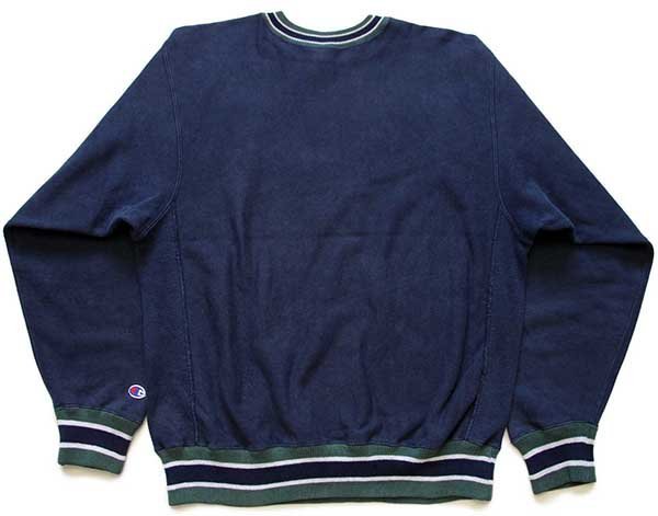 Champion 90s~USA製 リバースウィーブ リブライン スウェット