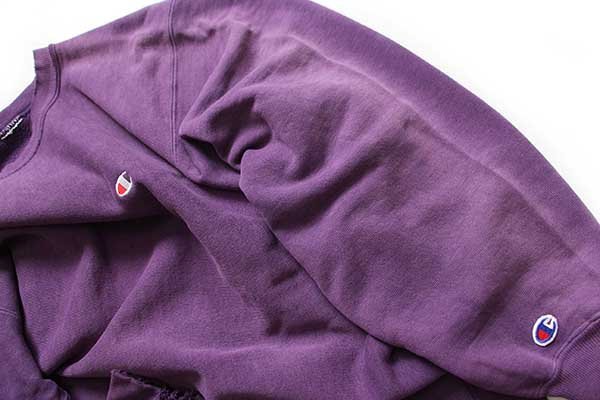 90s champion reverse weave フェード ボロ-