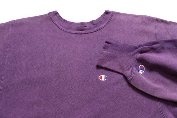 90s champion reverse weave フェード ボロ-