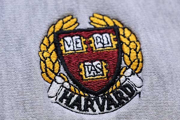 90s USA製 Championチャンピオン HARVARD 刺繍 リバースウィーブ ...