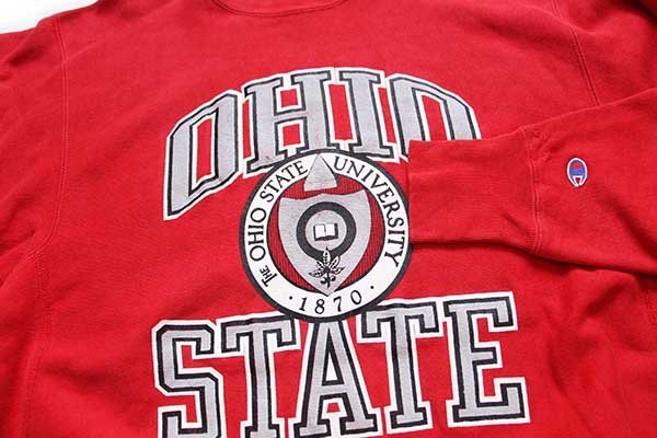 ohio state リバースウィーブ スウェット ダメージ