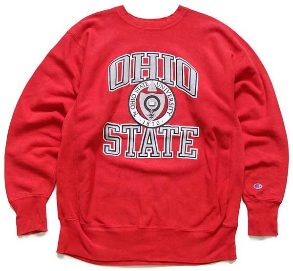 ohio state リバースウィーブ スウェット ダメージ