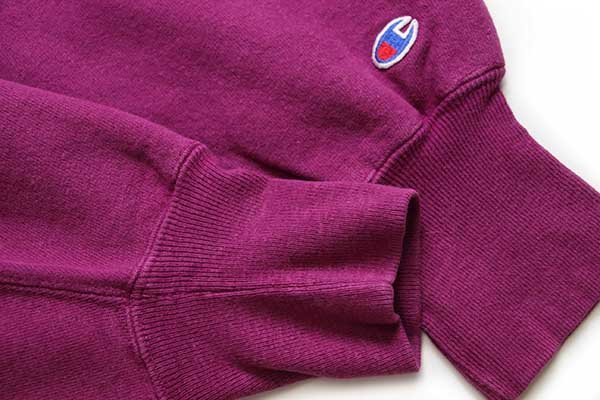 【champion】90s USA Reverse Weave 赤紫