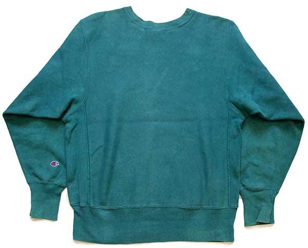 Champion 90s USA製 リバースウィーブ グリーン ビッグサイズ