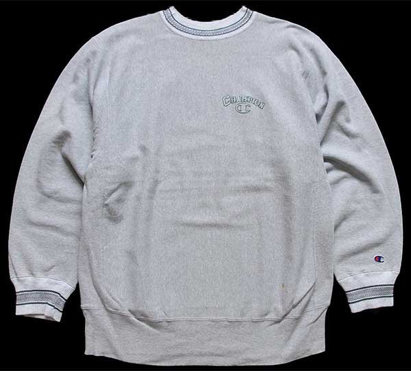 90s CHAMPION  reverse weave グレー トレーナー XL