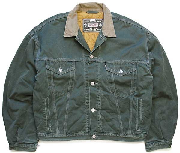 90s Levi'sリーバイス キルティングライナー コットンツイル