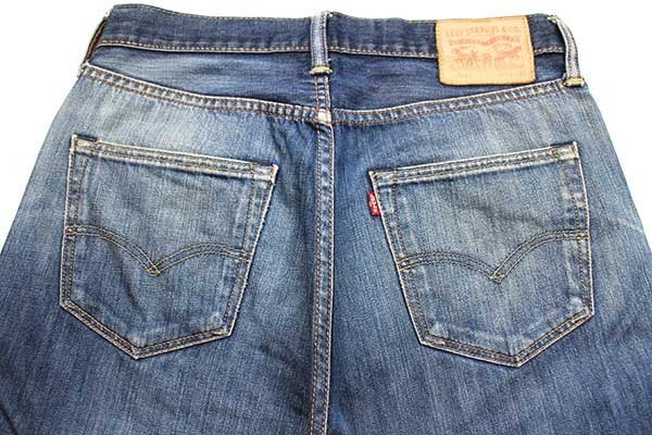 メキシコ製 Levi'sリーバイス 501 デニムパンツ w33 L30★SDP2284 ジーンズ ストレート ストーンウォッシュ ヒゲ