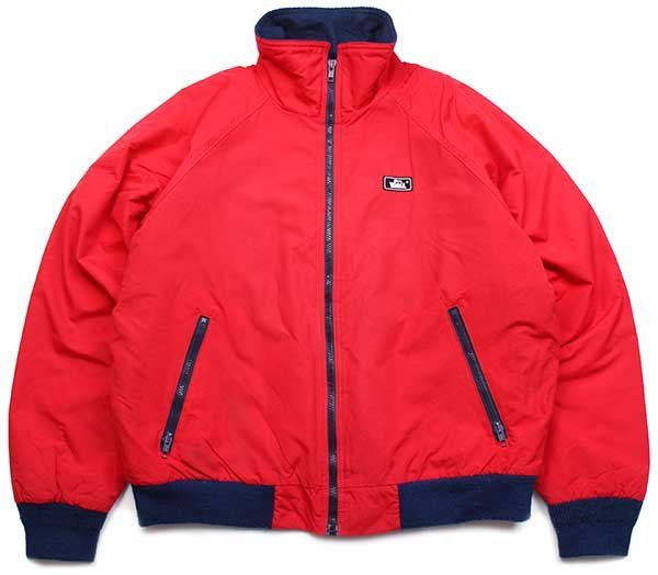 80's頃　USA製　Woolrich フリースナイロンブルゾン