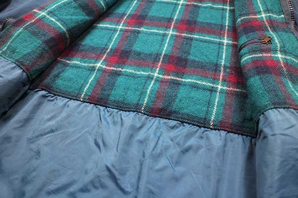 80s USA製 Woolrichウールリッチ チェック ウールライナー