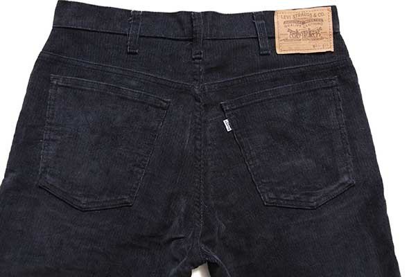 80s USA製 Levi'sリーバイス 517 コーデュロイパンツ 濃紺 w34 L34 