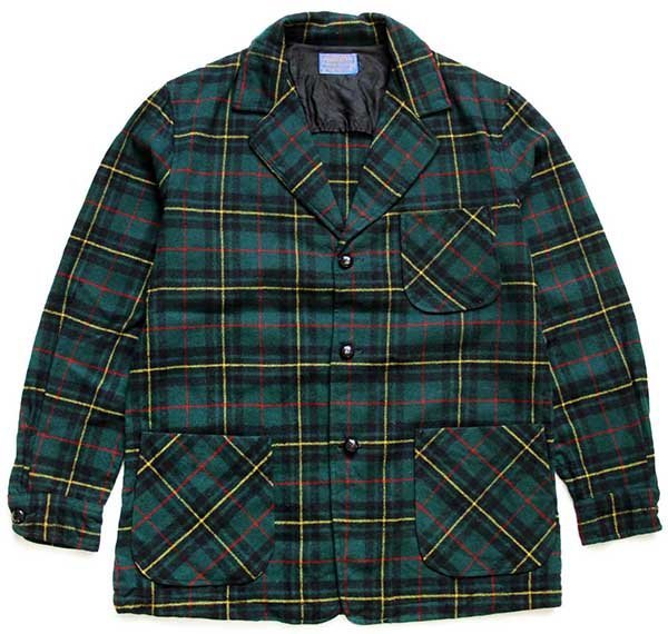 PENDLETON / ペンドルトン | 70s | USA製 ウールチェックテーラードジャケット | M | マルチ | レディースレディース