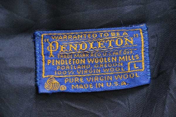 70s USA製 PENDLETONペンドルトン タータンチェック 3つボタン
