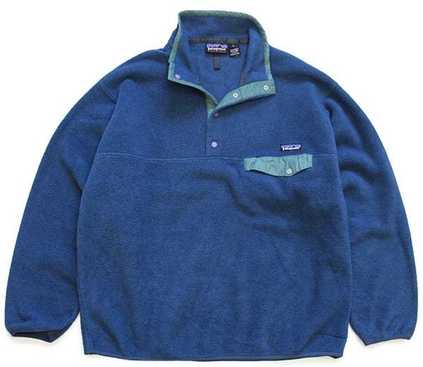 90s メキシコ製 patagoniaパタゴニア シンチラ フリース スナップT