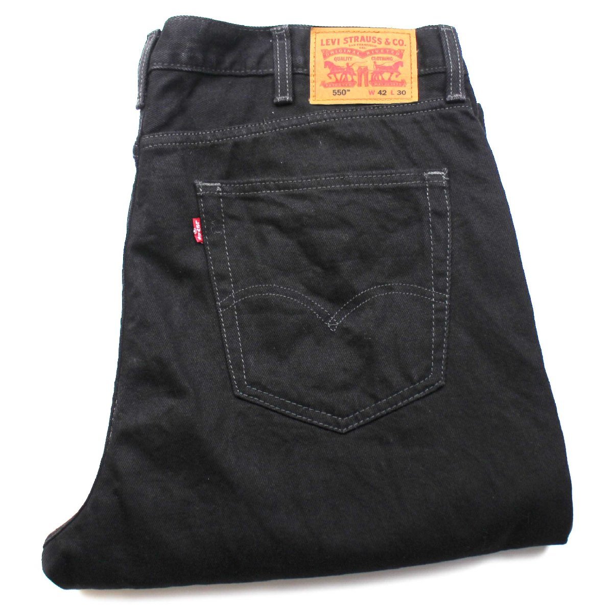 Levi'sリーバイス 550 ブラック デニムパンツ w42 L30☆SDP2242 ...