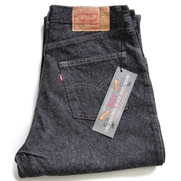 デッドストック☆90s USA製 Levi'sリーバイス 901 先染め ブラック ...