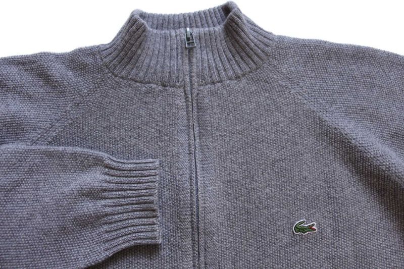 ラコステ LACOSTE エッセンシャルローゲージニットセーター