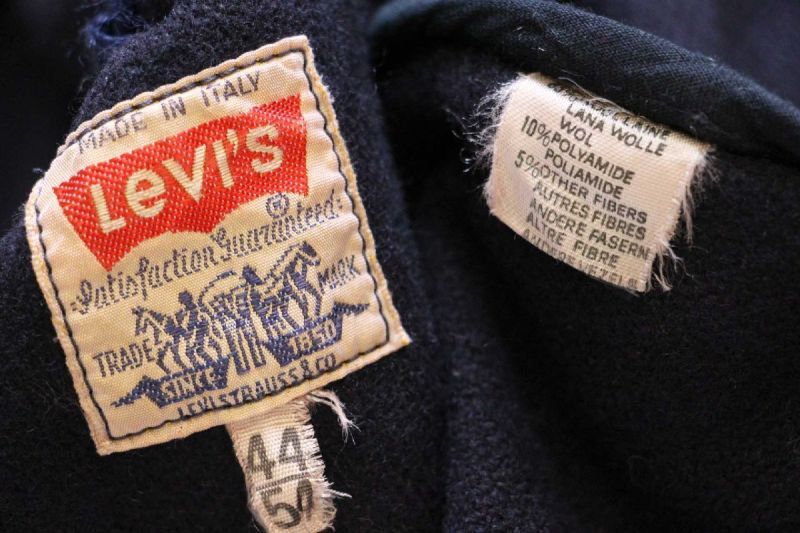 80s イタリア製 Levi'sリーバイス メルトン ウール ダッフルコート