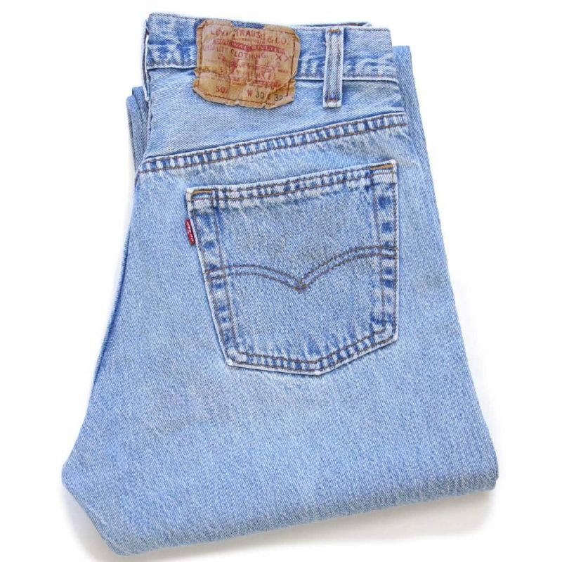 90s USA製 Levi'sリーバイス 501 デニムパンツ w30 L32☆93 ...