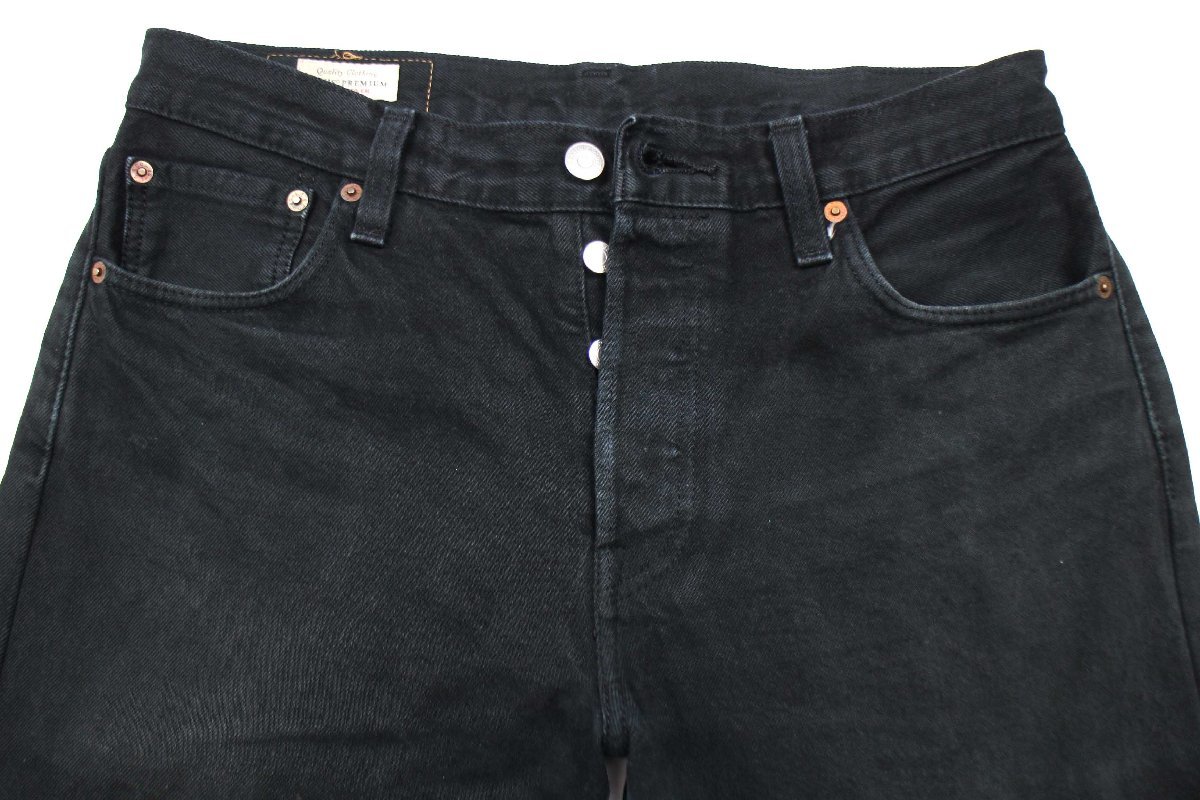 LEVI'Sリーバイス PREMIUM 501 BIGE ブラック デニムパンツ w30