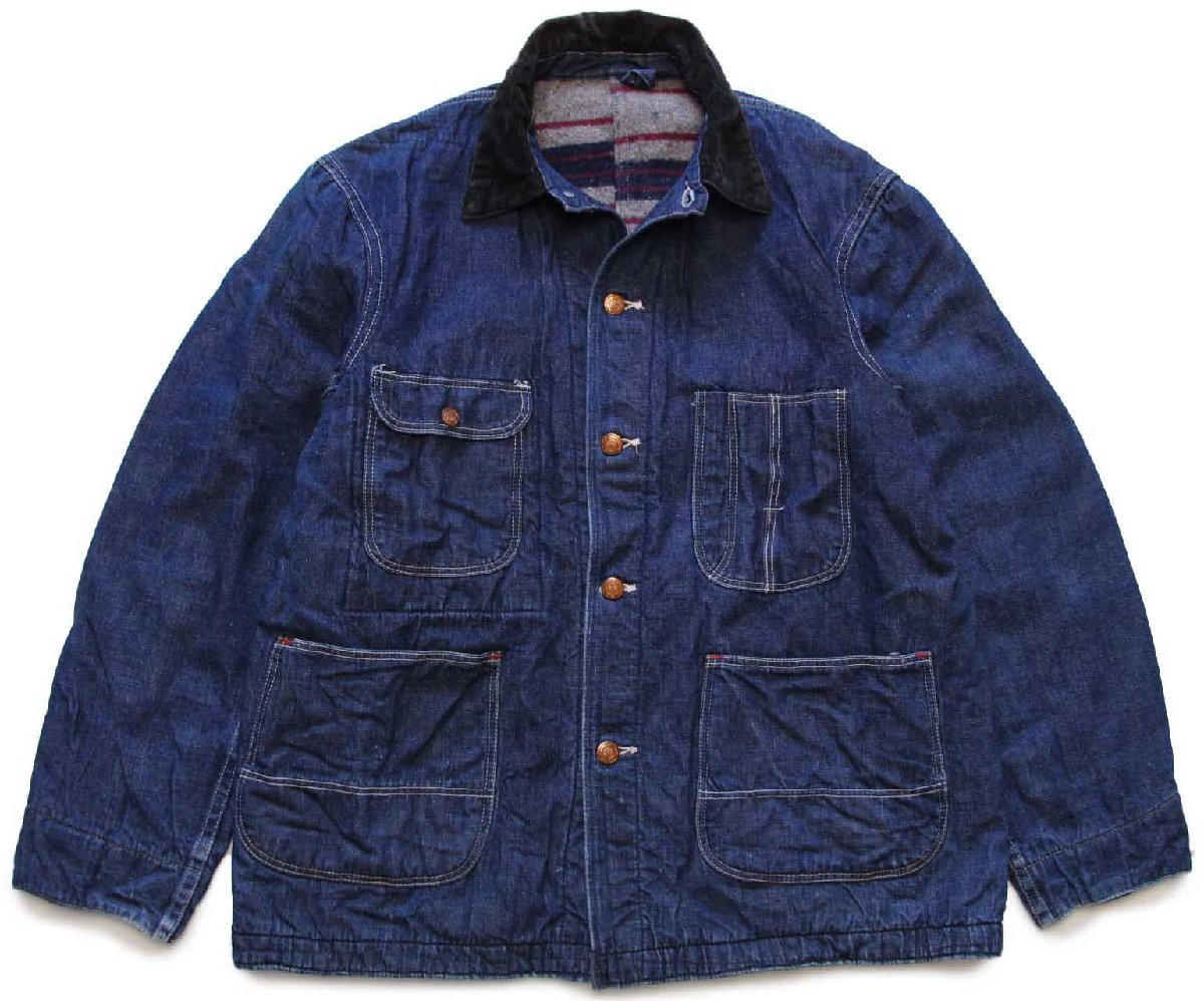 60s CARHARTT デニム カバーオール チョアコート でかCボタン