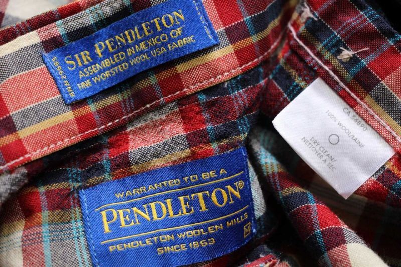 メキシコ製 SIR PENDLETONサーペンドルトン タータンチェック