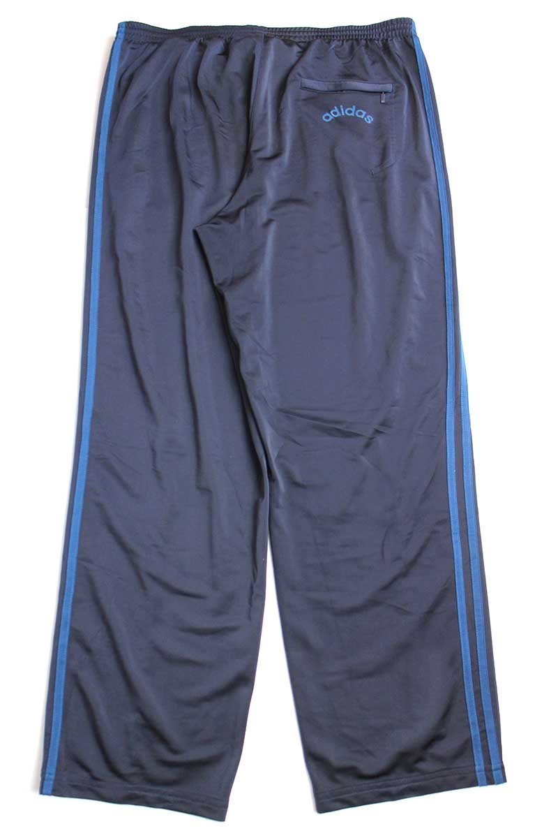 00s adidasアディダス フェルトプリント トラックパンツ 紺×青 XL 00s adidasアディダス フェルトプリント トラックパンツ 紺×青 XL