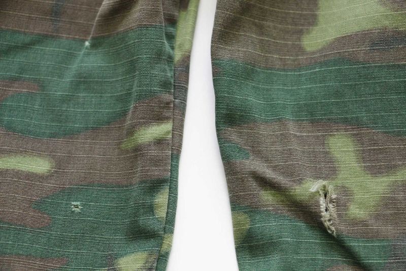 美品 60s 米軍 リーフカモ グリーンリーフカモ ERDL サイズ 7 1/8