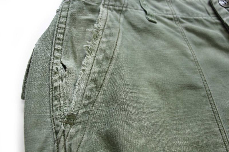 60s 米軍 U.S.ARMY コットンサテン ユーティリティ ベイカーパンツ 60s 米軍 U.S.ARMY コットンサテン ユーティリティ ベイカーパンツ