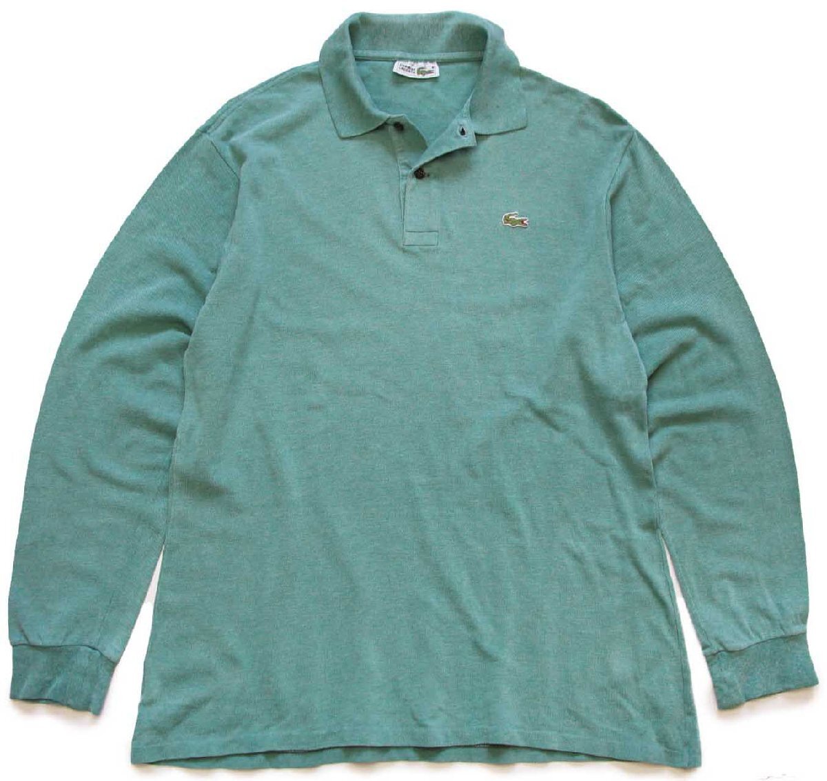 70s フランス製 CHEMISE LACOSTE ラコステ ワンポイント コットン 