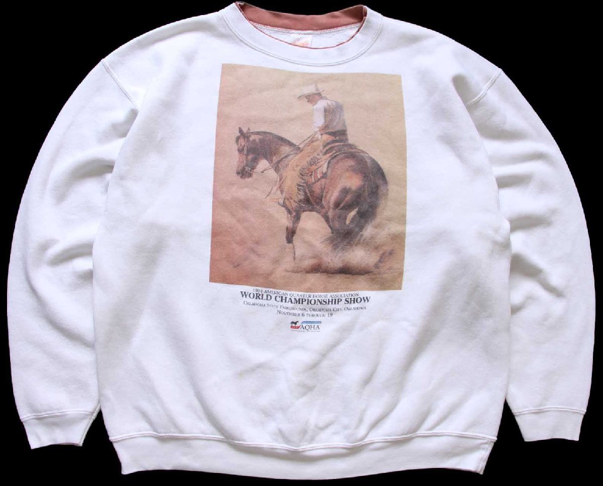 90s USA製 1994 AMERICAN QUARTER HORSE ASSOCIATION アート 