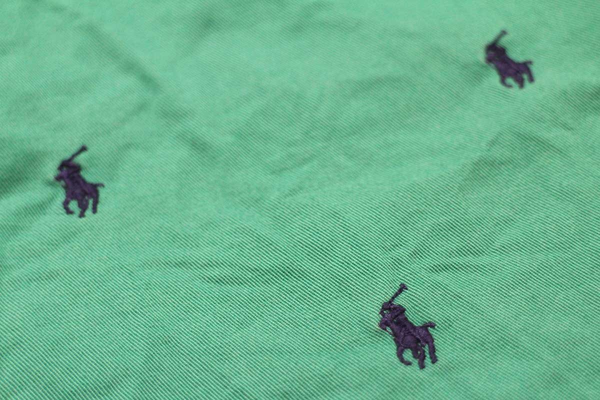 00s ポロ ラルフローレン PROSPECT SHORT ロゴ刺繍 総柄