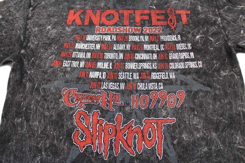 Slipknot KNOTFEST ROADSHOW Band T-shirt SIZE M | 古着屋adm