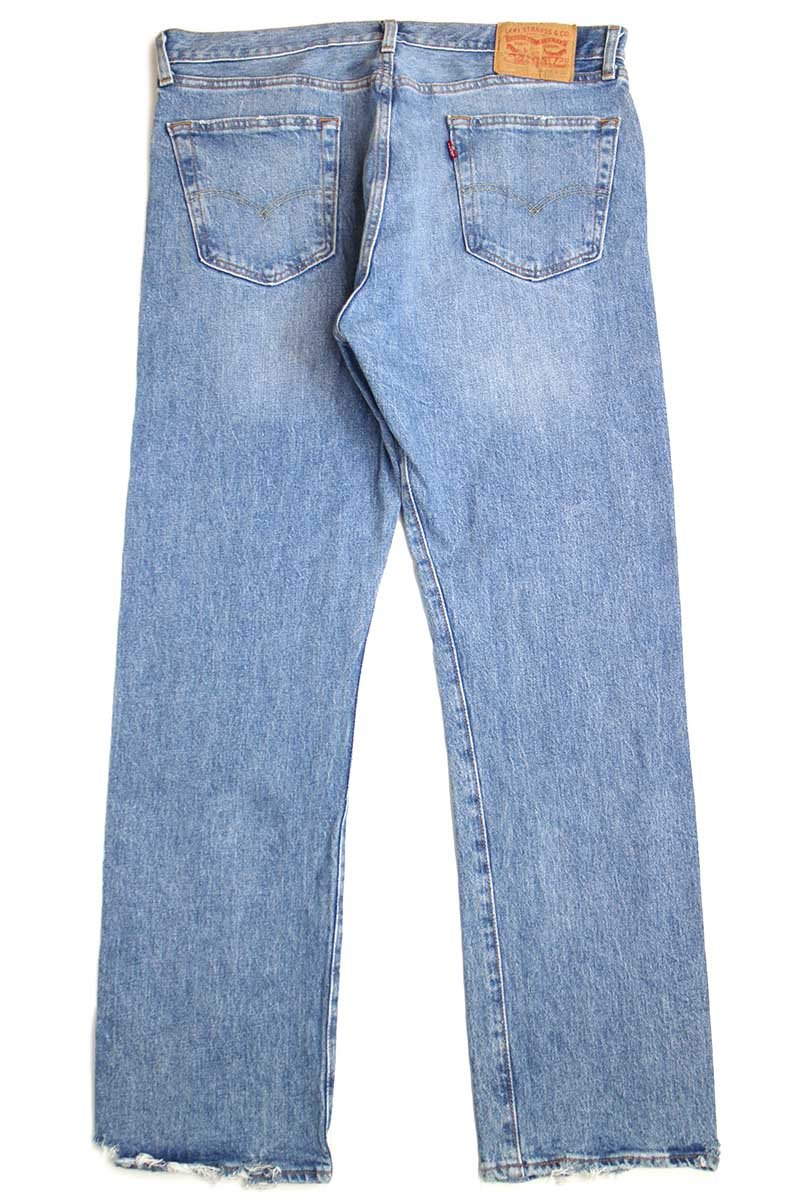 Levi's 501 デニムパンツ リペア加工 w34 メキシコ製 ヘビー
